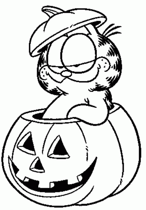 Garfield kolorowanki